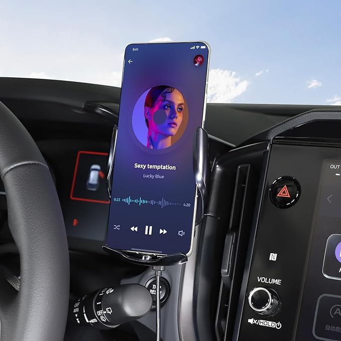 Car Phone Holder Compatible with Subaru Crosstrek 2024+ & WRX 2022+ Center Console Air Outlet Vent Panel Mobile Phone Mount Instrument Hands-Free Universal Cell Phones Navigation Bracket Accessories