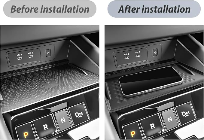 SKTU for 2025 2026 Nissan Murano Accessories Wireless Charging Mat for 2025 2026 Nissan Murano (SV/SL/Platinum) Center Console Non-Slip Pad 2025 2026 Murano Console Mat 2025 2026 Murano SL Accessories