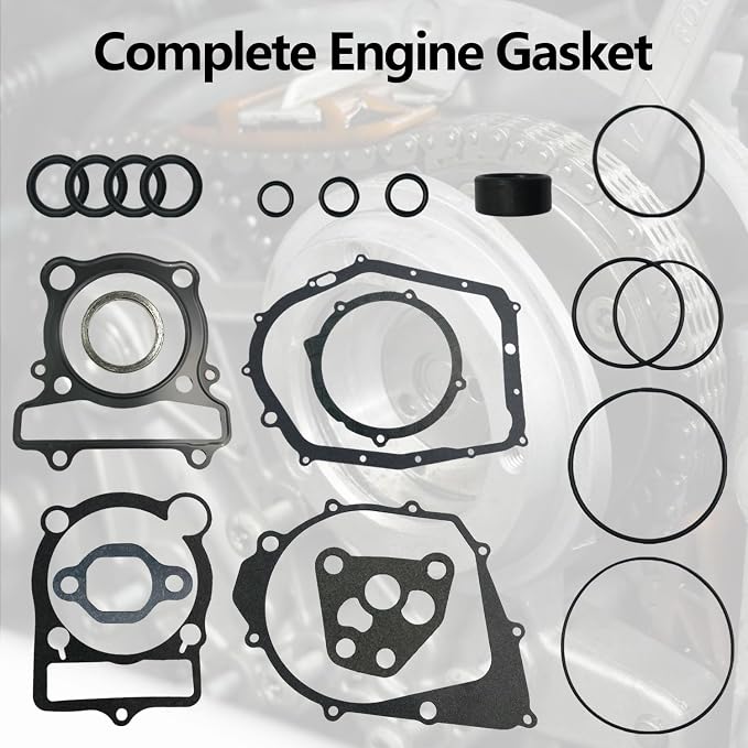 Clutch Kit Assembly & Basket Gasket for Raptor Warrior Big Bear 350 | for Kodiak 400, YFM350R, YFM350X, YFM350U, YFM350FW