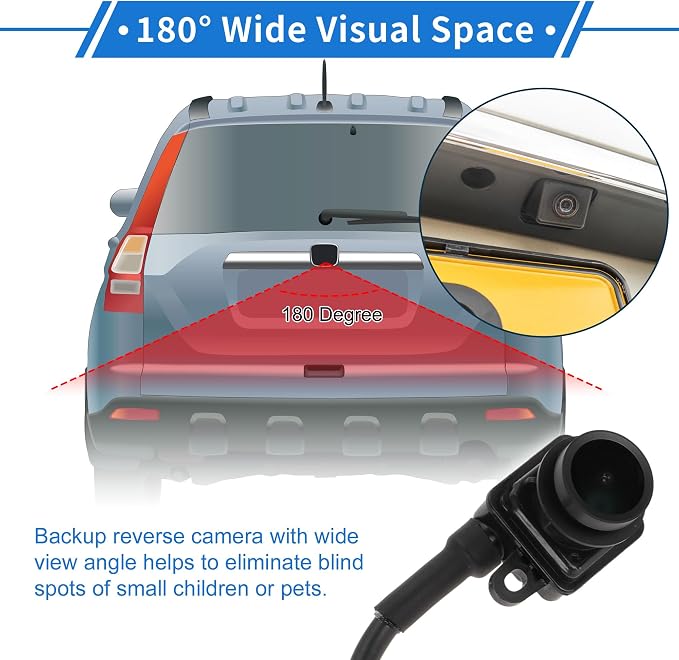 1 Pcs Rear View Camera for Jeep Grand Cherokee 2011-2013 for Dodge Durango 2011-2013 License Plate Park Assist Camera Backup Reverse Camera