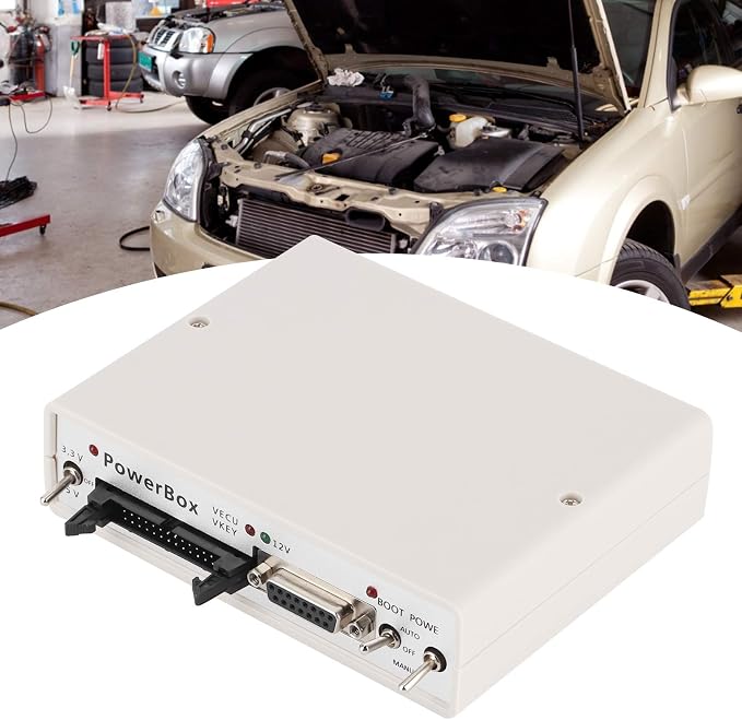 ECU Openport Power Box,ECU Power Box Flash with Full Adapters Compatible with JTAG Works ECU Openport US Plug 100-240V