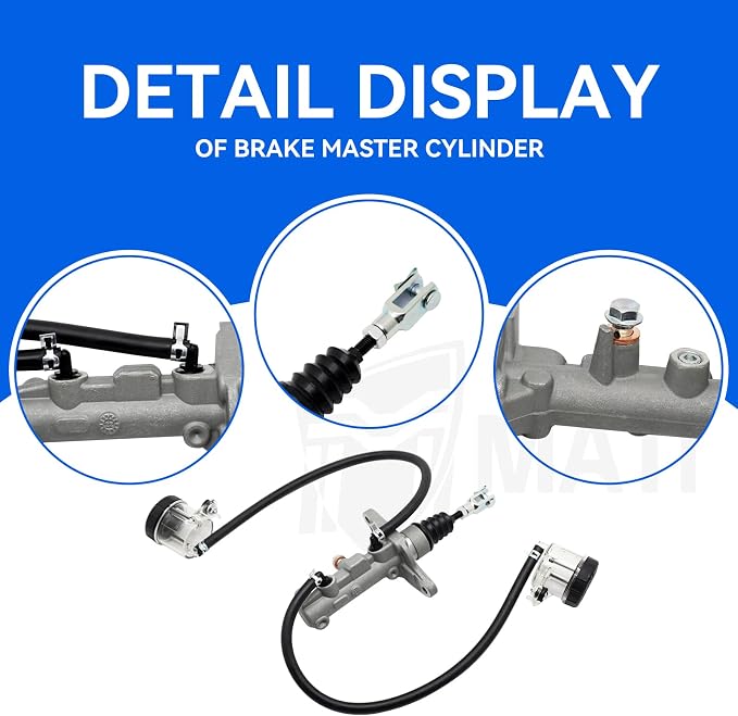 M MATI Brake Master Cylinder for Can Am Maverick X3/Turbo/Trail/Sport Defender Max/Pro/HD Commander 1000/700/Max 705601863 705601549 705601802 705601461