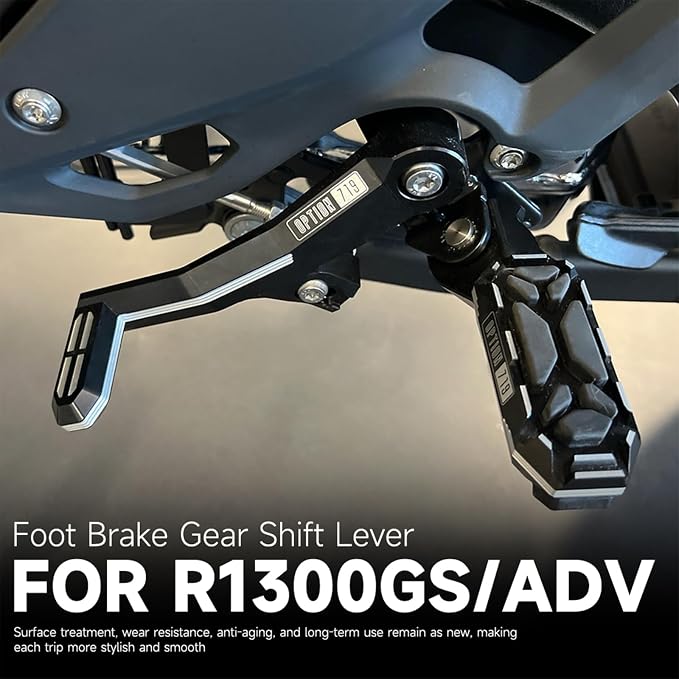 Motorcycle Foot Brake Pedals Gear Shift Lever for BMW R1300GS Adventure ADV 2023 2024 2025 CNC Aluminum Footrests Pedal Lever Accessories