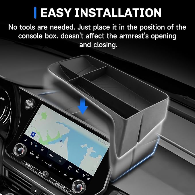 SXCY for 2026 Lexus TX Center Dashboard Organizer for 2024 2025 2026 Lexus TX Accessories Center Console Tray 2026 Lexus TX Screen Back Tray TPE Dash Organizer Tray