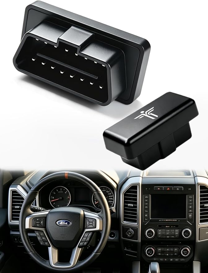 Auto Start Stop Eliminator Ford F150 Car Accessories Compatible with Ford F150 2015-2020, Plug and Play OBD Connection Module, No Cutting No Programming.