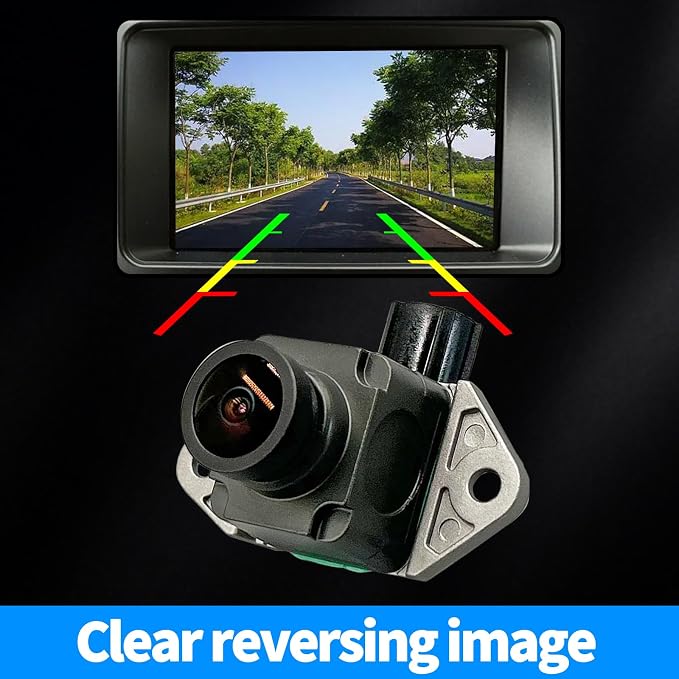 Rear View Backup Camera Compatible with 2014 2015 Jeep Grand Cherokee Reverse Park Assist Back Up Camera Replaces 68375333AA 68137943AD 68137943AE 68137943AF 68137943AG 68137943AH 590-071