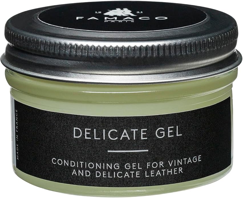 Lambskin Leather Conditioner ? Pearlised Delicate Leather Condition Regenerate Nourish Protect Boots, Shoes, Wallets, Purse, Bags, Clothing, Gloves by Famaco Made in France, Neutral, 1.7 fl oz