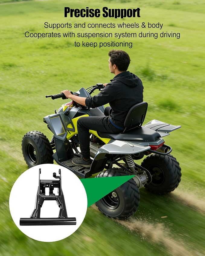 Swing Arm Compatible with Athlete 90 110 2009-2023 Outlaws 90 2011-2016 Outlaws 110 2016-2023, Terrain Vehicle Swing Arm Replace 0455012-067 0454210-067 0454797-067 Steel Black