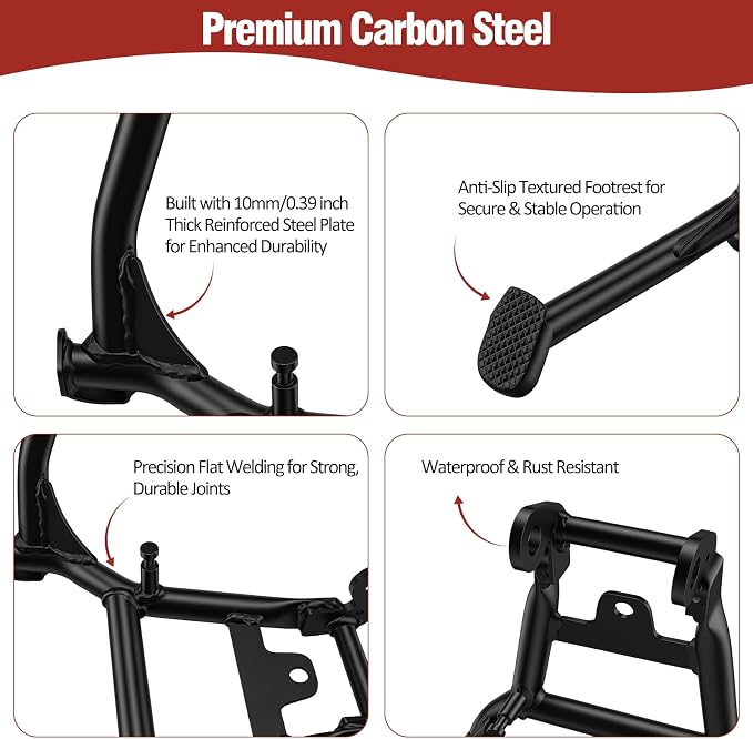 Motorcycle Main Stand Kickstand Center Stand for Honda NX400 NX500 NX 400 500 2024 2025 2026