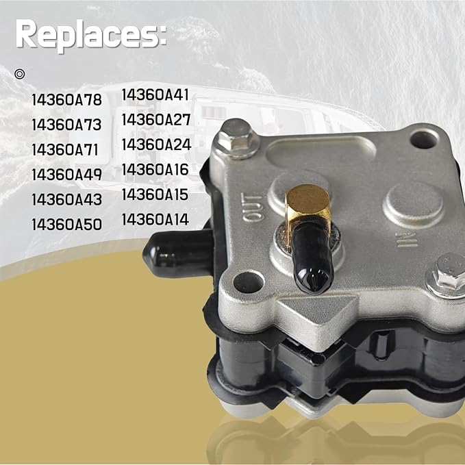 14360A78 Fuel Pump for Mercury Mariner 98766-C1 30-300 HP Outboard Models 14360A73 14360A43 14360A50