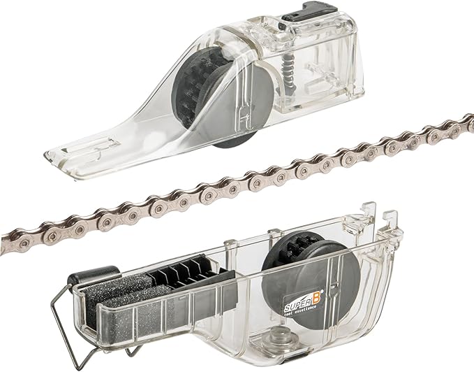 Super B Bike Chain Clearer - Cleaning Tool Scrubber with Rotating Brushes - Bicycle Clean Tool for Cleaning Bicycle Chain (TB-3209)