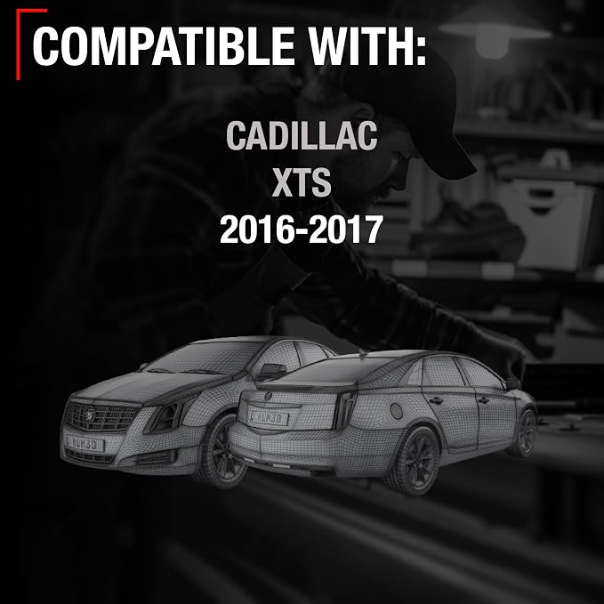Rear View Backup Camera, Reverse Park Assist - Compatible with 2016-2017 Cadillac XTS - OEM 84003129, GM1960123