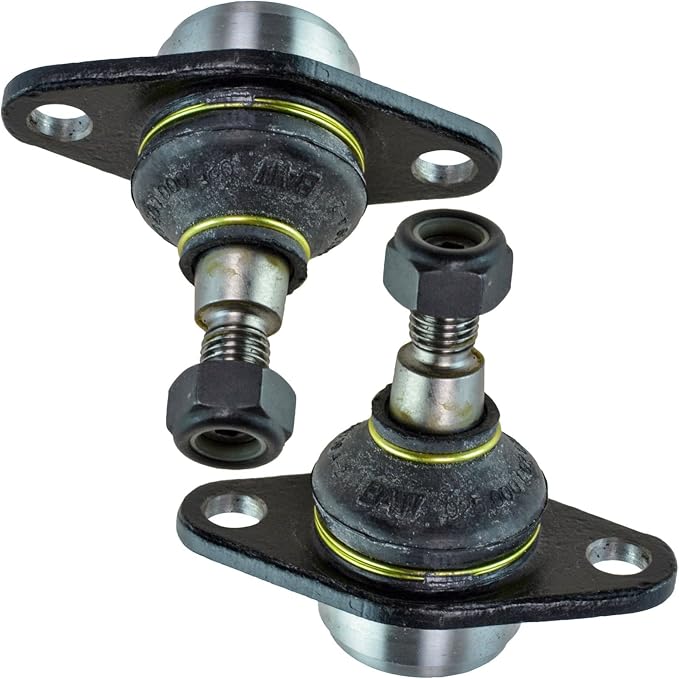 TRQ Front Lower Driver and Passenger Side Ball Joint Set Compatible with 2007-2008 Mini Cooper Convertible 2002-2006 Cooper