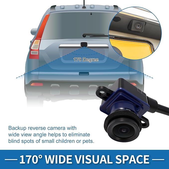 Rear View Camera for Ram ProMaster 1500 2500 Base 2016 2017 for ProMaster 3500 Base 2016-2023 Park Assist Backup Reverse Camera Replace No.68284643AC/68284643AA/68284643AB