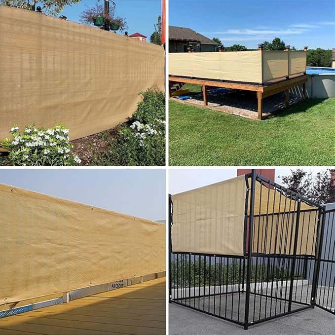 90% Shade Cloth for Patio, 10X30 FT Pergola Shade Cover, Breathable Sun Shade Fabric for Beach, Deck, Porch, Gazebo, Carport, Outdoor Sunshade Screen for Garden, Balcony, Pool.