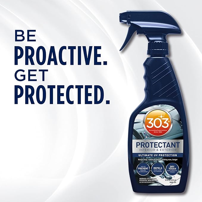 303 Automotive Protectant for Vinyl, Plastic & Rubber, 16 oz | Protects interior and exterior automotive surfaces from UV damage while restoring appearance.