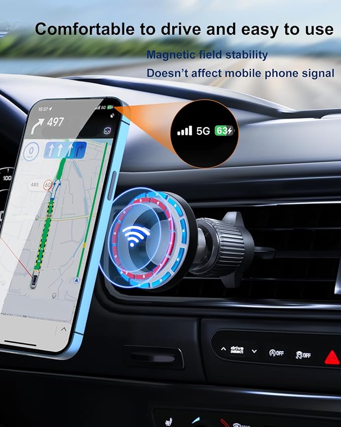 oricarmes car Phone Holder for Toyota 4Runner 2025 2026 Phone Mount for Toyota Tacoma 2024 2025 2026 Magnetic car Phone Mount for Tacoma/4Runner Accessories Include Driver and Passenger