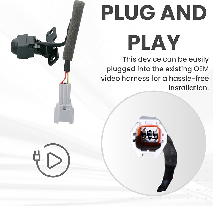 Backup Camera Replaces for 2013-2016 Hyundai Santa Fe w/Navigation System OE Part # 95760-B8000