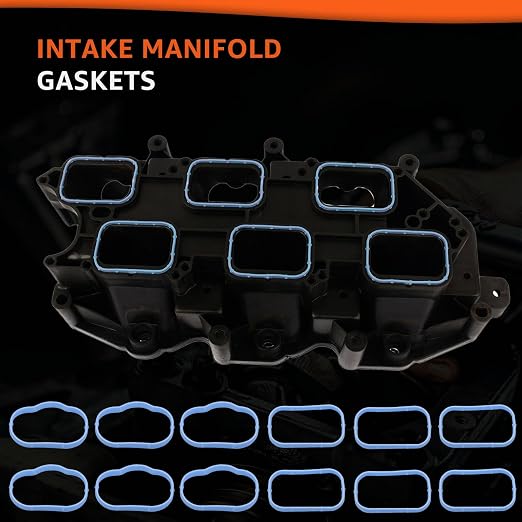 3.6L Valve Cover Intake Manifold Gasket Set Replacement for Jeep Dodge Chrysler 200 300 Wrangler Cherokee Challenger Charger Durango Journey Ram ProMaster 1500 2500 3.6 V6 2011-2022 5184596AE VS50805R