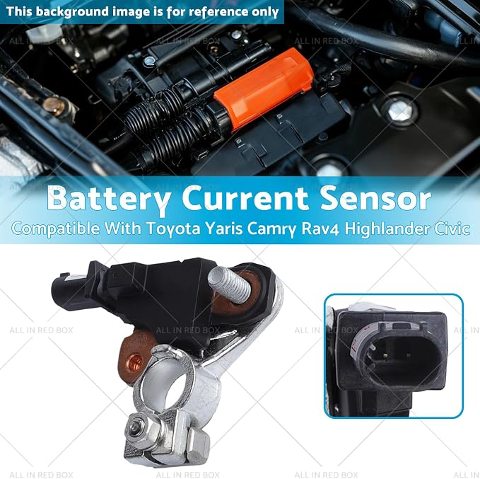 Battery Current Sensor Compatible with Toyota Yaris Camry Rav4 Highlander Civic