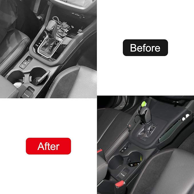 HIGH FLYING Car for Subaru Forester 2025 2026 Center Console Gear Shift Panel Silicone Rubber Overlays Protector Cover Organizer Storage Box 1PC (ONLY Fit LHD, NOT Fit Wilderness)