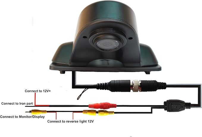 Sprinter Brake Light Backup Rear View Camera Compatible with Backup Camera for Benz Sprinter/Crafter Camera(RCA conncetor)