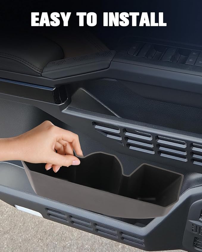 6Pack Compatible with 2024 2025 2026 Toyota Tacoma Center Console Door Side Storage Trays for Toyota Tacoma 2026 Accessories Door Handle Pockets for 2026 Toyota Tacoma Door Trays Handle Inserts