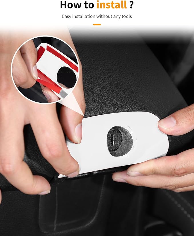 Hoolcar Steering Wheel Cover Gear Shift Panel Trim Cover Water Cup Holder Cover Kit Interior Accessories Kit Fit for Jeep Wrangler JK JKU 2011-2018, 4-Door, White