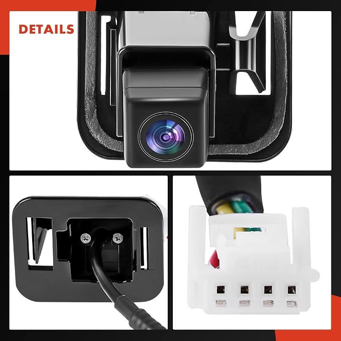 A-Premium Rear View Backup Camera Compatible with Nissan | Parking Camera for 2012-2019 Versa - Replace# 284429KA0A
