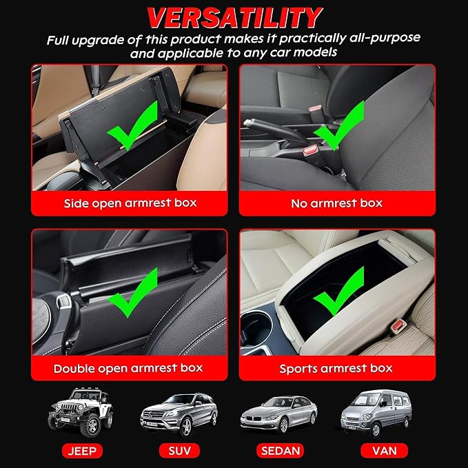 eing Car Trash Can with Lid, Mini Vehicle Garbage Organizer & Car Organizers and Storage Mesh Bag