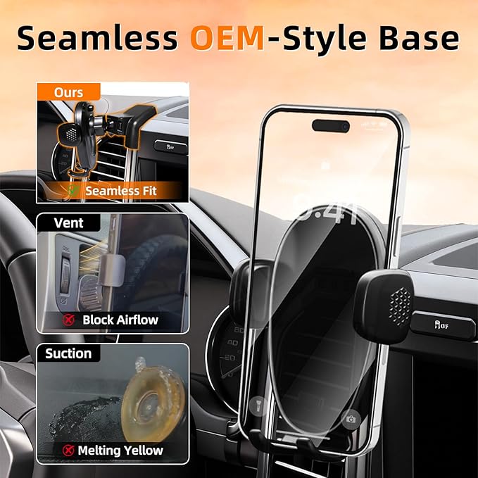 Phone Mount for Ford F150 (2015–2020), 360° Adjustable Dashboard Phone Holder, Hands-Free Car Smartphone Mount for iPhone, Google & Android, Ford F-150 Interior Accessories, Gifts for Car Guys