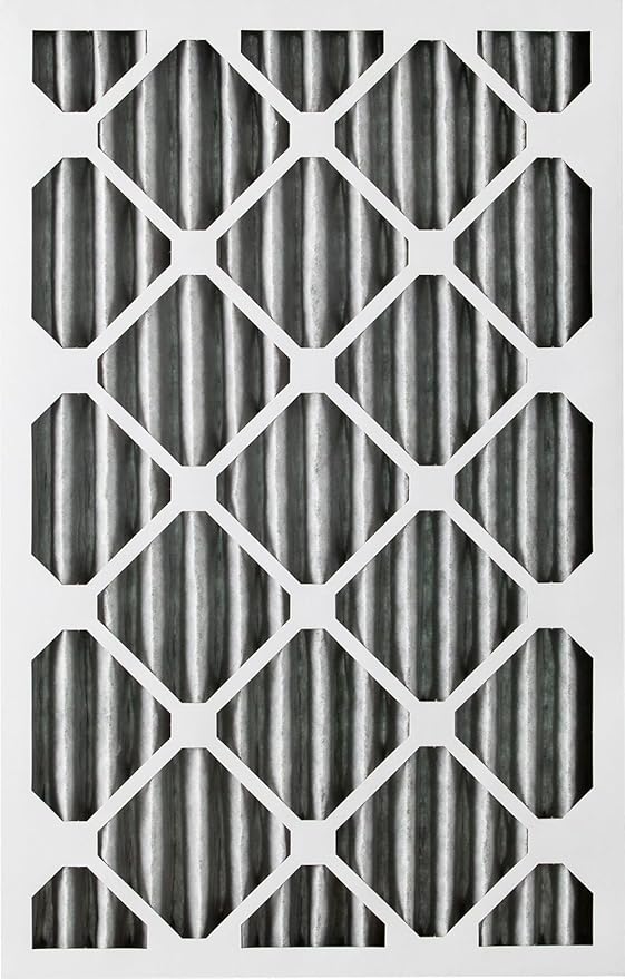 Nordic Pure 14x24x2 (Actual Size: 13 1/2 x 23 1/2 x 1 3/4) Furnace Air Filters MERV 12 Pleated Plus Carbon 12 Pack