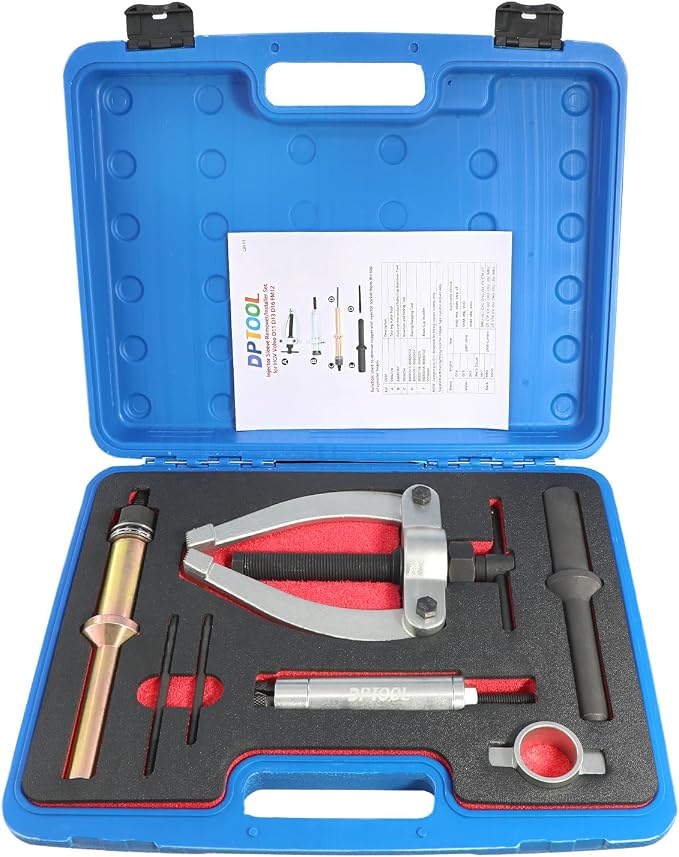 Injector Socket Cup Nozzle Tube Remover & Installer Tool Kit for Volvo D11 D13 D16 FM12 Mack MP7 MP8 MP10 Engine 9986174 88800387 88800513 88880210 88800467 88800457 9998253 88880054 88800102 9998688