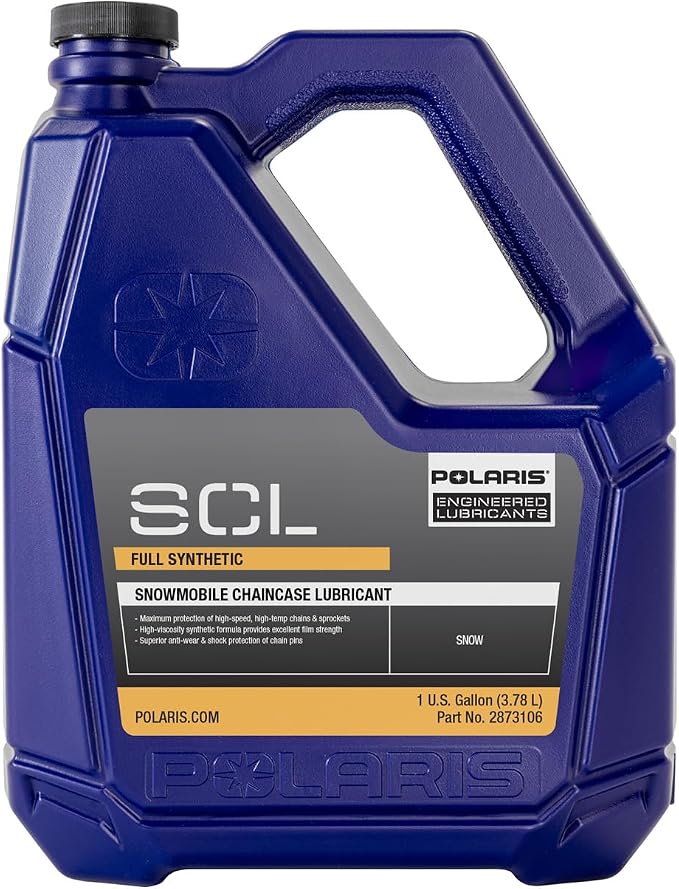 Polaris 2873106 SCL Full Synthetic Snowmobile Chaincase Lubricant 1 Gallon