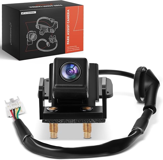 A-Premium Rear View Backup Camera Compatible with Nissan | Parking Camera for 2009-2014 Cube - Replace# 284421FE0A