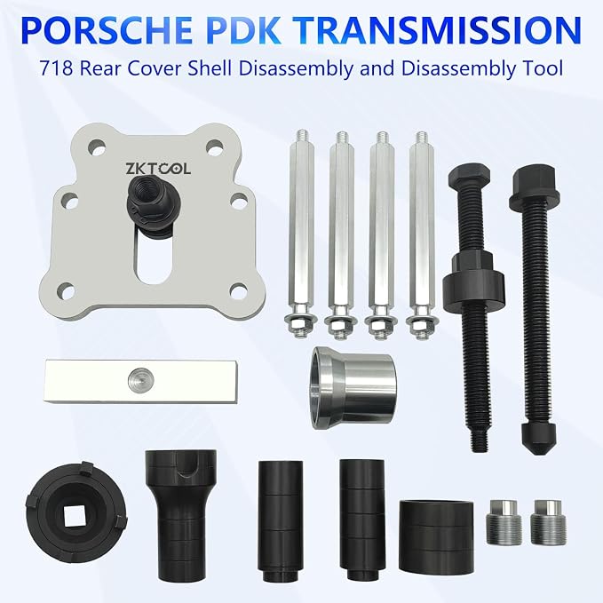 ZKTOOL Dual Clutch Shell Removal Tool for Porsche 718 PDK Cayenne - Efficient Solution for Wire Harness Replacement and Fault Code Clearing