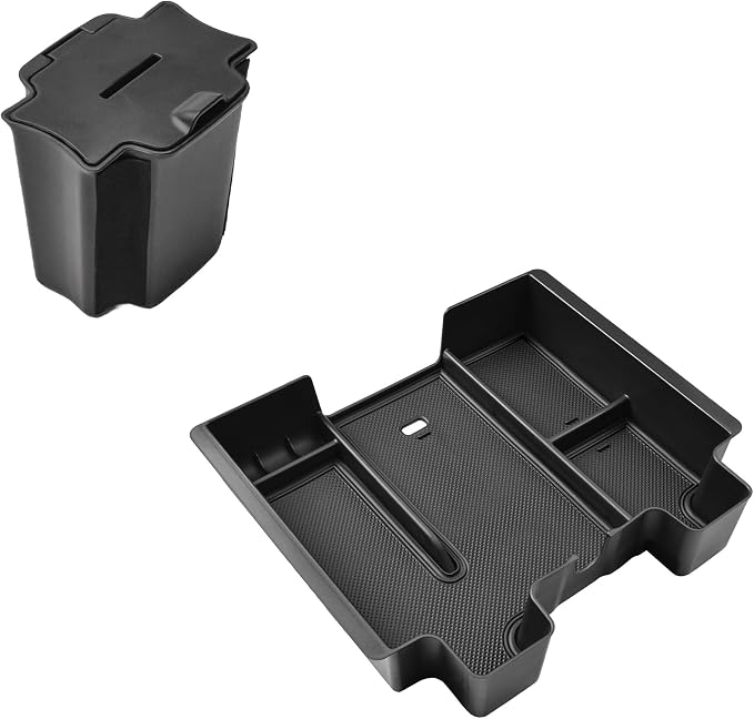 Center Console Coin Tray and Full Center Console Organizer for 2019-2022 Chevy Silverado 1500 & GMC Sierra 1500/2020-2023 Silverado/Sierra 2500HD 3500HD Accessories,Full Console Bucket Seats Only