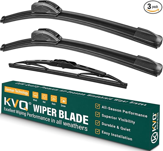 Windshield Wiper Blades Replacement for GMC Terrain 2018 2019 2020 2021,Original Equipment Replacement Front Rear Wiper Blade Set - 24" 18" 12" (Set of 3)