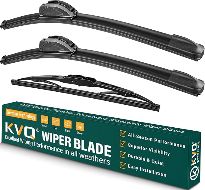 Windshield Wiper Blades Replacement for Jeep Patriot 2007-2017,Original Equipment Replacement Front Rear Wiper Blade Set - 21" 21" 10" (Set of 3)