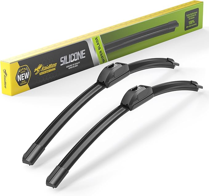 Raidbee® 24"+24" Silicone Windshield Wiper blades Replacement for Dodge Ram 1500 2500 3500 4000 4500 5500 2002-2009 Chevrolet Venture 2000-2005 KIA Sedona 2002-2005 Oem Quality