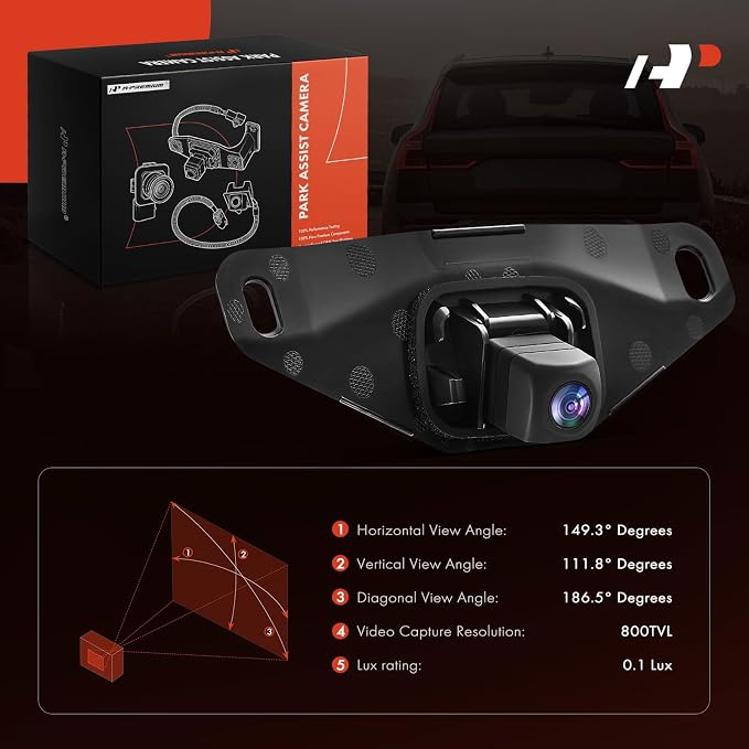 A-Premium Rear View Backup Camera C.A.P.A. Compliant Compatible with Toyota | Parking Camera for Sequoia 2016-2017 - Replace# TO1960189C, 867900C030, 8679-00C030