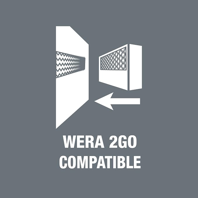 Wera 05004525001 Belt A Deep 1 socket set, 1/4" drive, 9 pieces