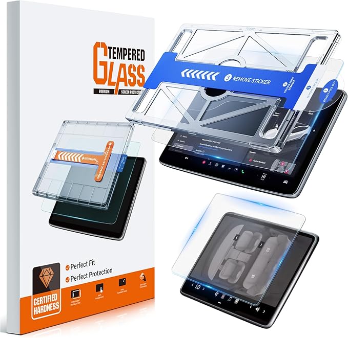 LFOTPP [2-Pack] Anti-Glare Screen Protector (15.4" & 8") for 2024-2026 Tesla Model 3 Highland & 2025-2026 Model Y Juniper, Fit Standard 15.4", Not fit Refreshed 16" Screen