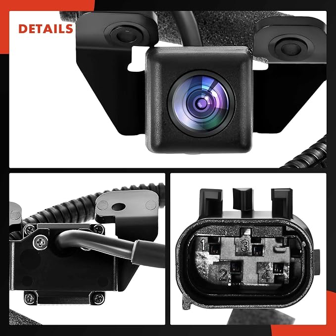 A-Premium Rear View Backup Camera Compatible with Hyundai | Parking Camera for 2009 2010 2011 2012 2013 Tucson - Replace# 957902S110