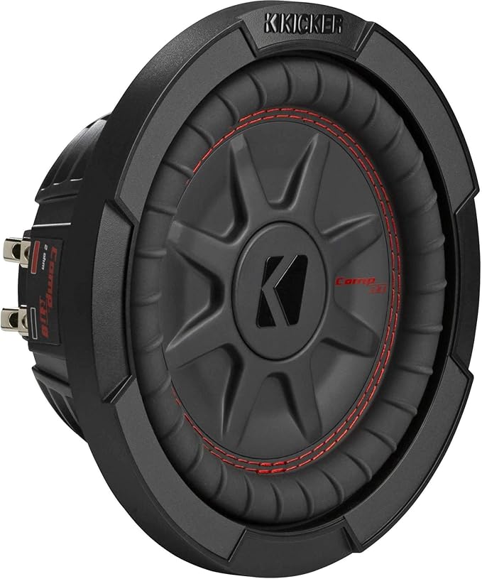 KICKER 48CWRT84 CompRT 8" Subwoofer, DVC, 4-ohm