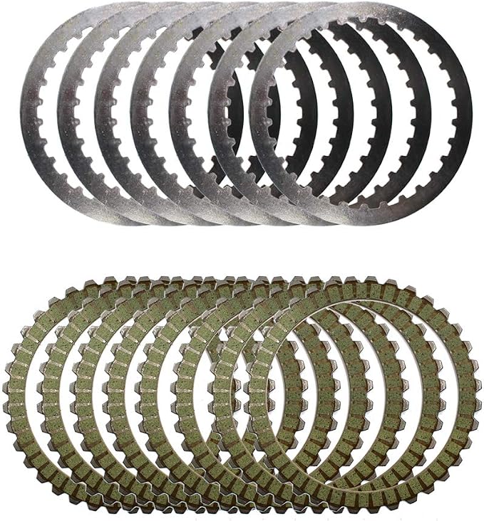 Road Passion 37911-90 307-30-10011 Clutch Steel Plate & Clutch Friction Plates for Harley Tour Glide Classic/Ultra Classic