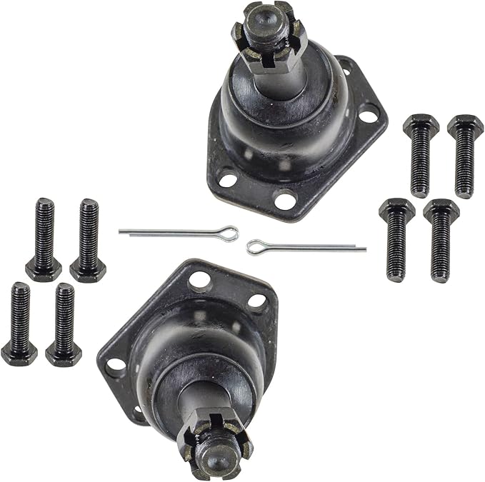 TRQ Front Upper Ball Joint Set Driver and Passenger Side Compatible with 1984-2005 Chevrolet S10 1984-2004 GMC Sonoma 1998-2000 Isuzu Hombre 1991-2001 Oldsmobile Bravada