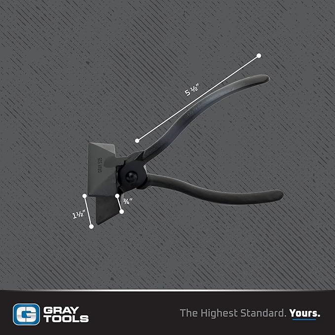 Gray Tools Hand Seamer Plier, 3-1/2-Inch Jaw Width, 7-3/4-Inch Long