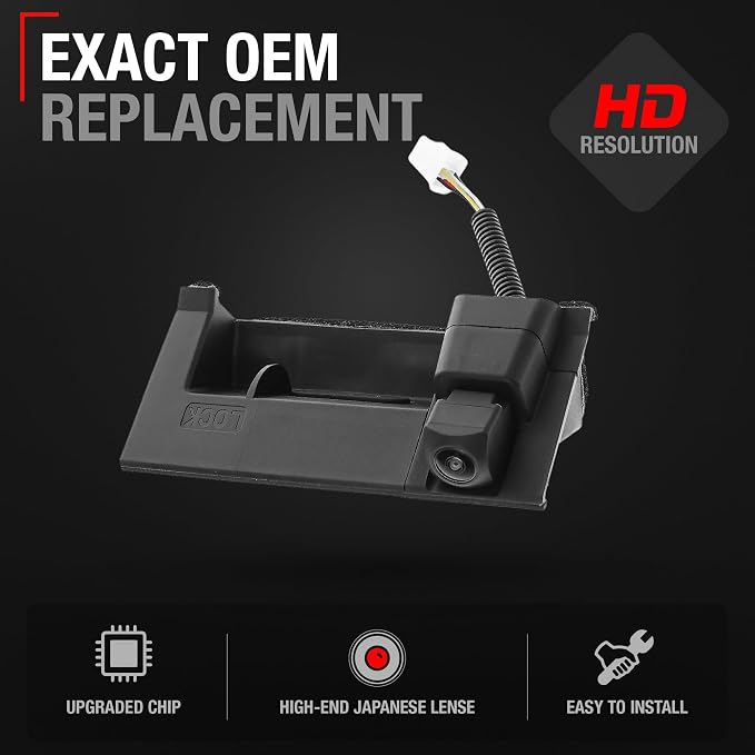 Rear View Backup Camera, Reverse Park Assist - Compatible with 2019-2022 Honda Pilot - OEM 74810TG7A41, HO1960161