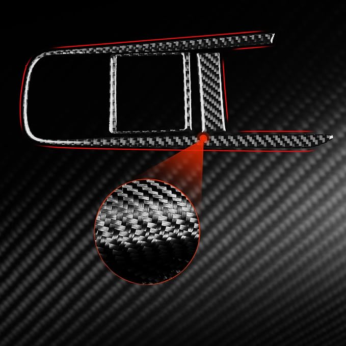 Soft Carbon Fiber Car Interior Shift Console 3/Piece Decorative Sticker for Lexus RC300 350 200T 15-24 Carbon Fiber Interior Accessories